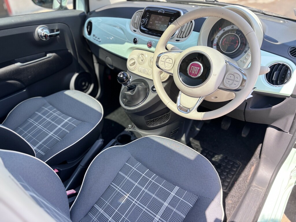 Fiat 500 Hatchback Blue #23
