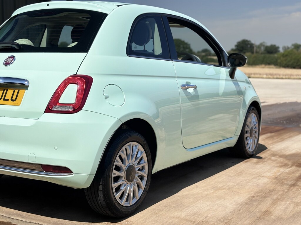 Fiat 500 Hatchback Blue #20