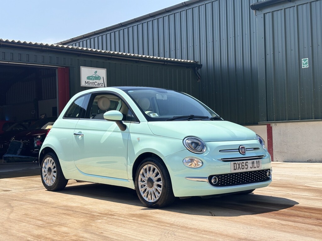 Fiat 500 Hatchback Blue #50