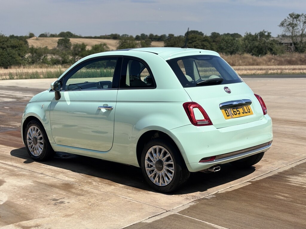 Fiat 500 Hatchback Blue #7