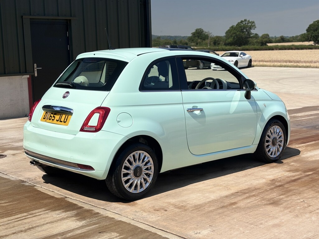Fiat 500 Hatchback Blue #9