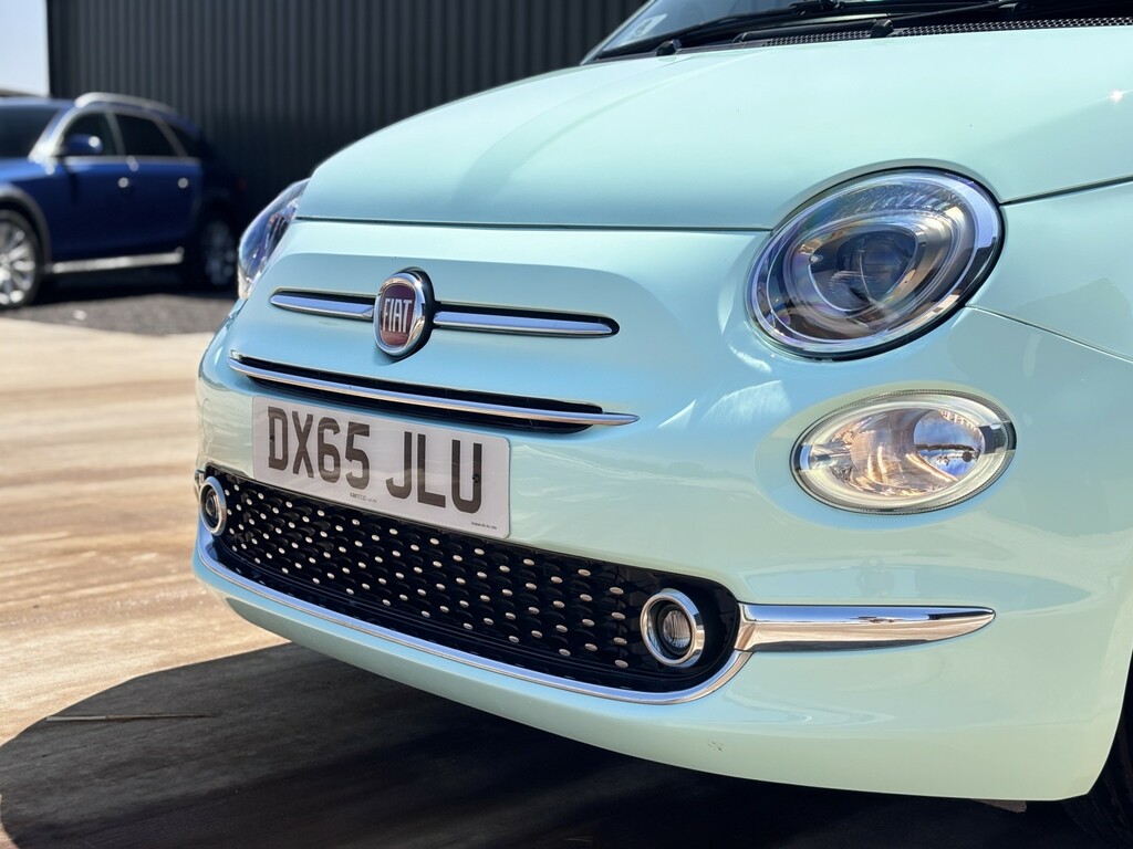 Fiat 500 Hatchback Blue #17