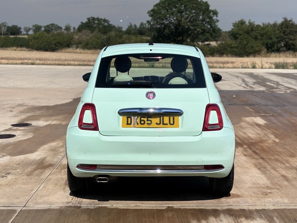 Fiat 500 Hatchback Blue #8