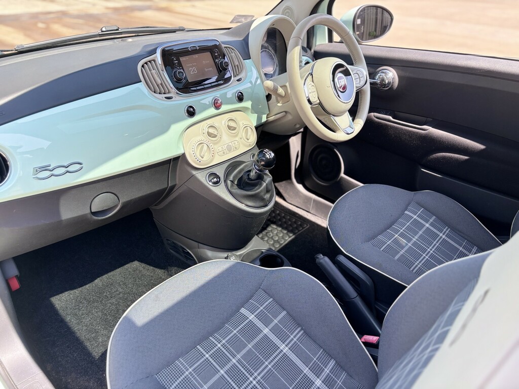 Fiat 500 Hatchback Blue #43