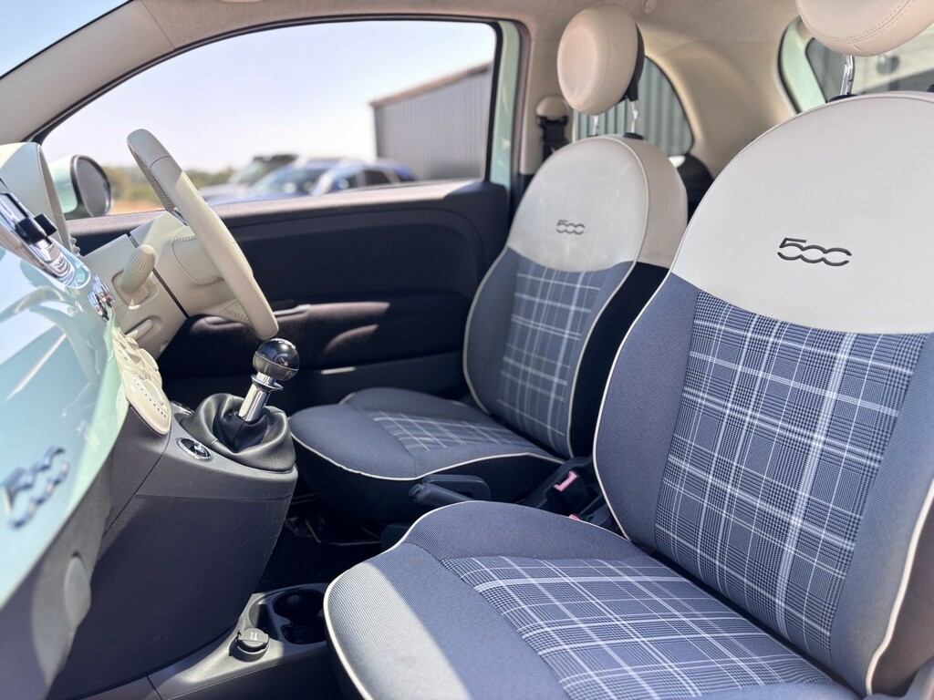 Fiat 500 Hatchback Blue #45