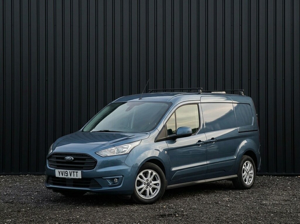 Ford Transit Connect 1.5 Ecoblue 120Ps Limited Van Powershift YV19VTT Blue #2