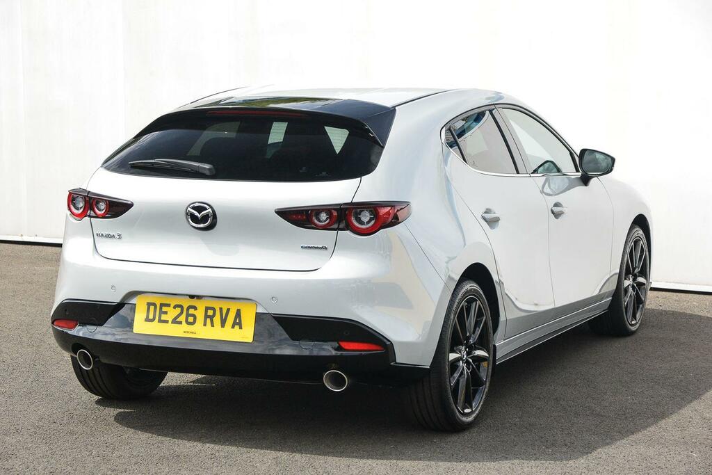 Mazda 3 2.0 E-skyactiv X Mhev 186 Exclusive-line White #6