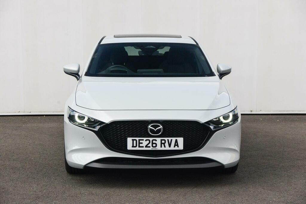 Mazda 3 2.0 E-skyactiv X Mhev 186 Exclusive-line White #2