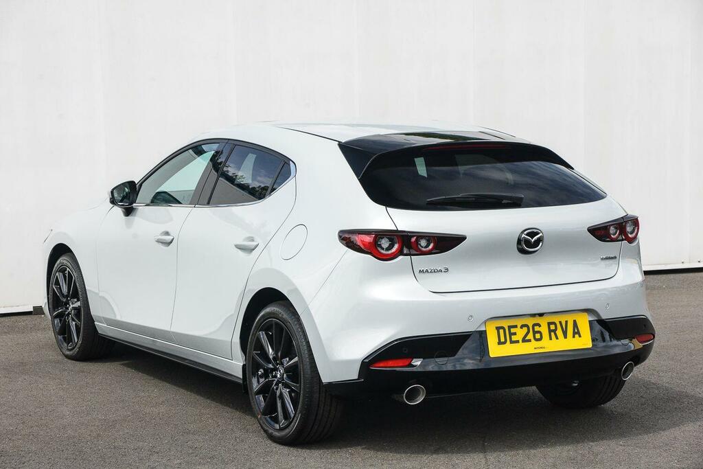 Mazda 3 2.0 E-skyactiv X Mhev 186 Exclusive-line White #3