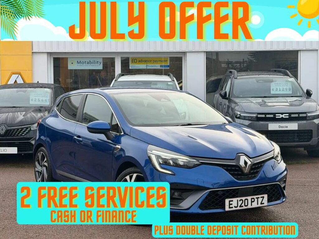 Renault Clio 1.6 E-tech Hybrid 140 Rs Line Blue