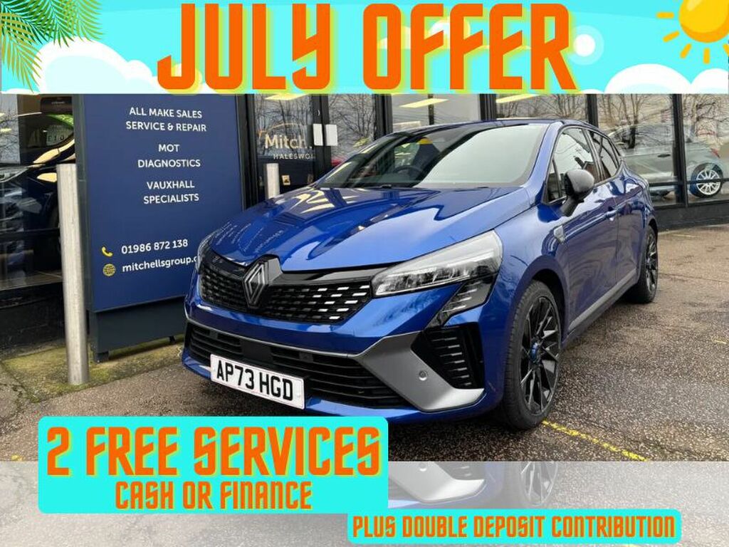 Renault Clio 1.6 E-tech Full Hybrid 145 Esprit Alpine Blue
