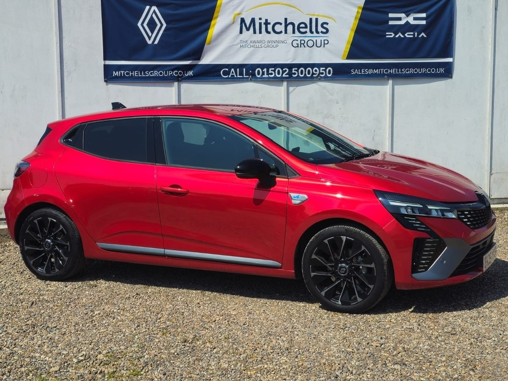 Renault Clio 1.6 E-tech Full Hybrid 145 Esprit Alpine EK25YXS Red