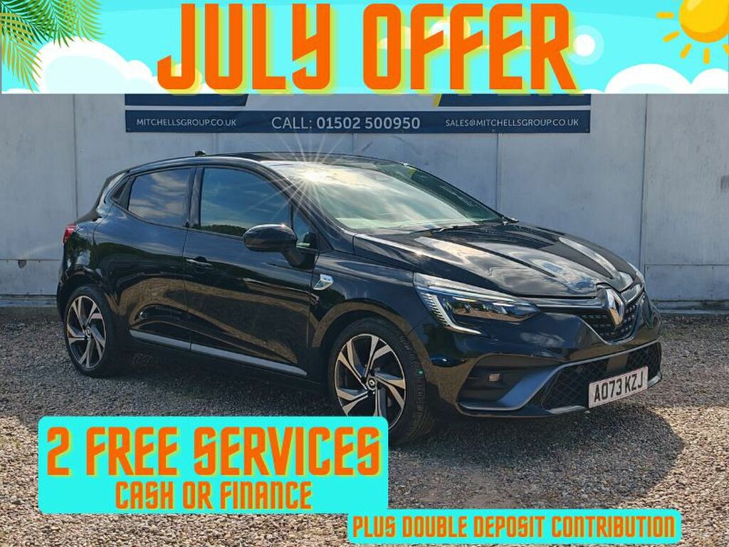 Renault Clio 1.0 Tce 90 Rs Line AO73KZJ Black