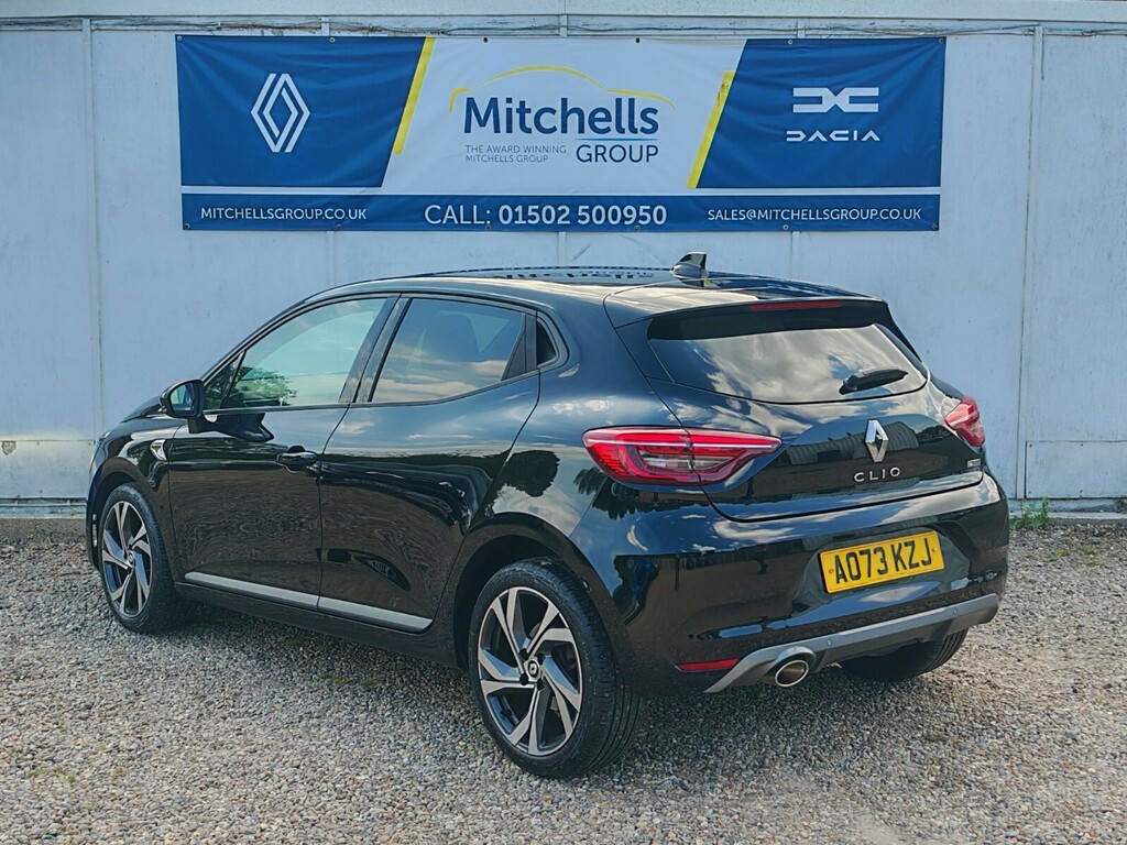 Renault Clio 1.0 Tce 90 Rs Line AO73KZJ Black #4