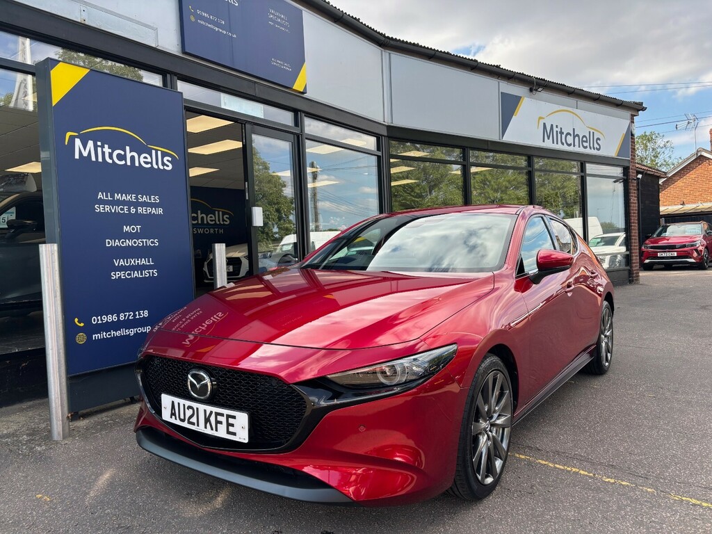 Mazda 3 2.0 Skyactiv X Mhev Sport Lux Red