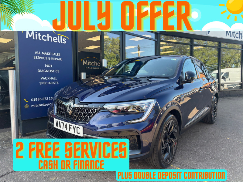 Renault Arkana 1.6 E-tech Fhev 145 Esprit Alpine Blue