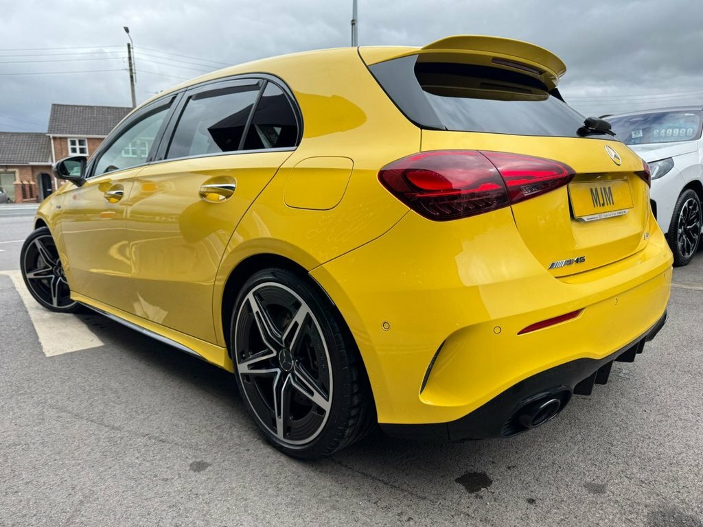 Mercedes-Benz A Class 2023 2.0 A35h Mhev Amg Premium Hatchback Pet KW73LRN Yellow #2