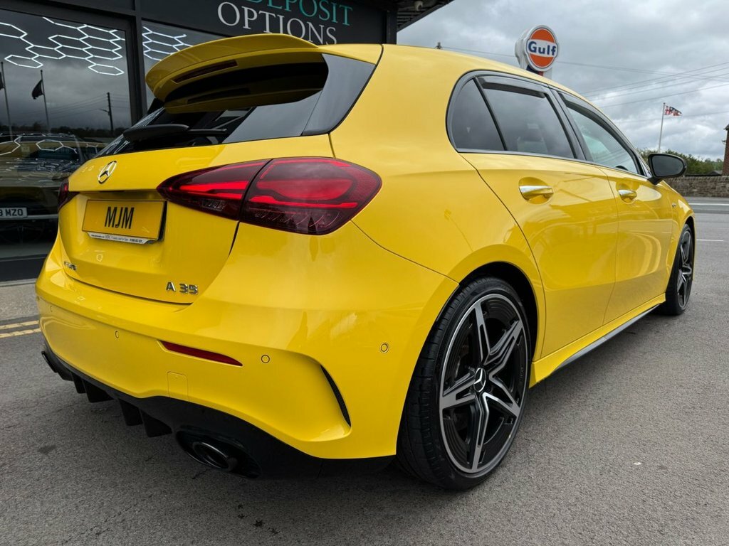 Mercedes-Benz A Class 2023 2.0 A35h Mhev Amg Premium Hatchback Pet KW73LRN Yellow #6