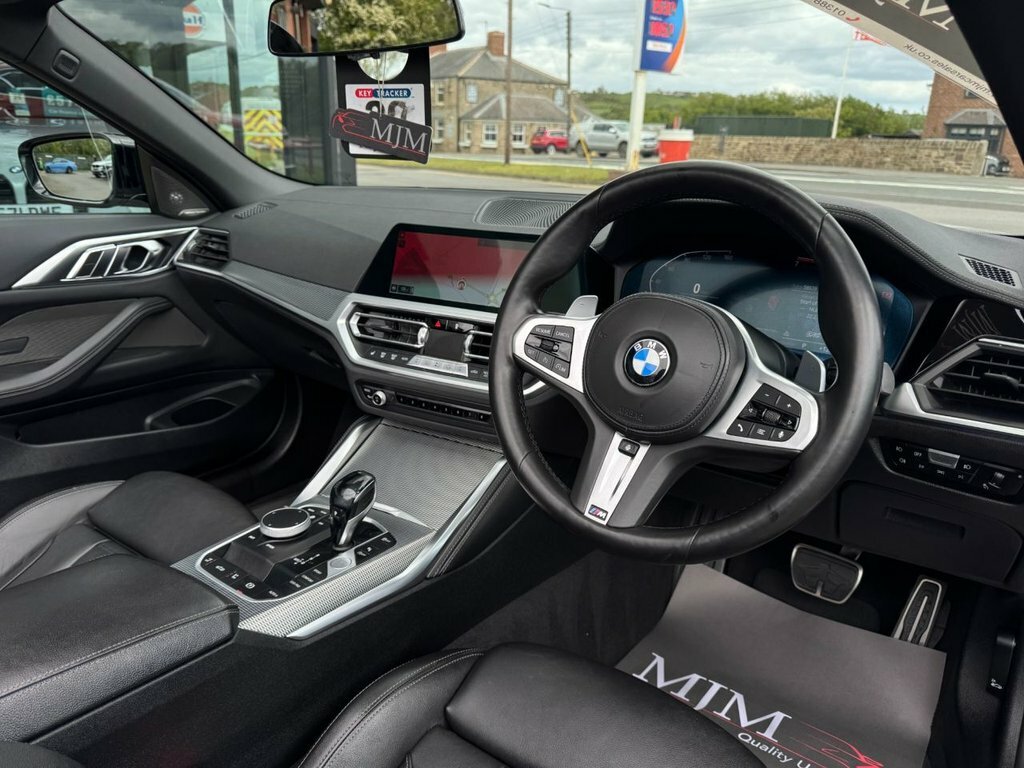 BMW 4 Series 2021 2.0 420I M Sport Convertible YL71GVK White #4
