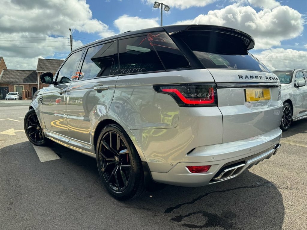 Land Rover Range Rover Sport 2019 5.0 P575 V8 Gpf Svr Suv 4Wd E NG69TVT Silver #2