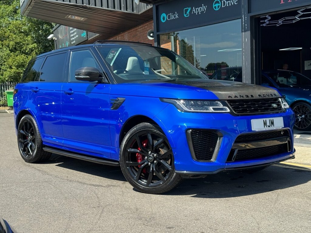 Land Rover Range Rover Sport 2022 5.0 P575 V8 Svr Carbon Edition Suv Blue