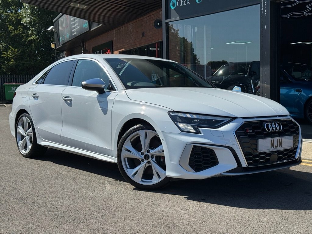 Audi S3 2021 2.0 Tfsi Saloon S Tronic Quattro E White