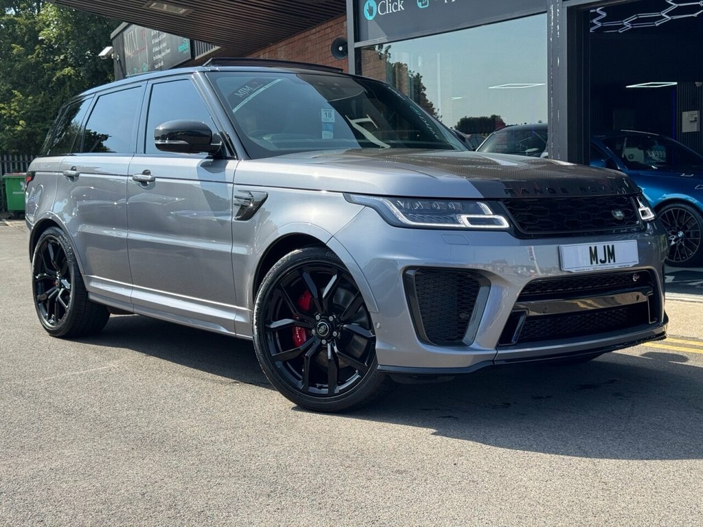 Land Rover Range Rover Sport 2022 5.0 P575 V8 Svr Carbon Edition Suv Grey