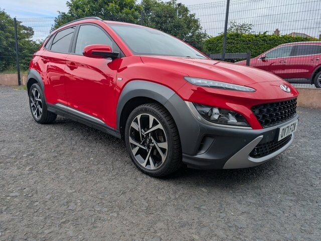 Hyundai Kona 1.0 T-gdi Mhev Premium Suv Hybrid Manua OV71FZW Red #2
