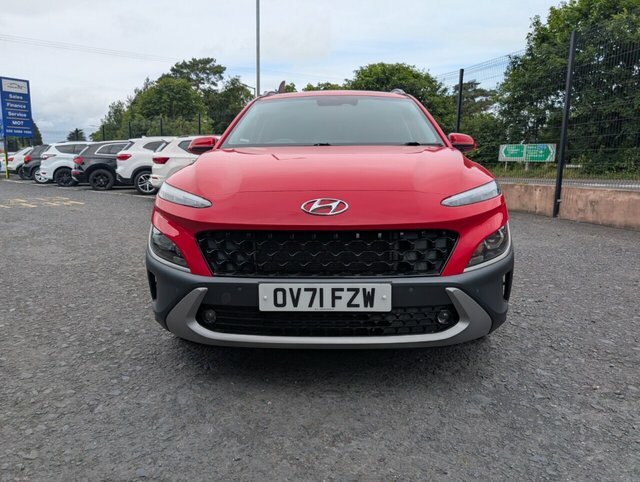 Hyundai Kona 1.0 T-gdi Mhev Premium Suv Hybrid Manua OV71FZW Red #3