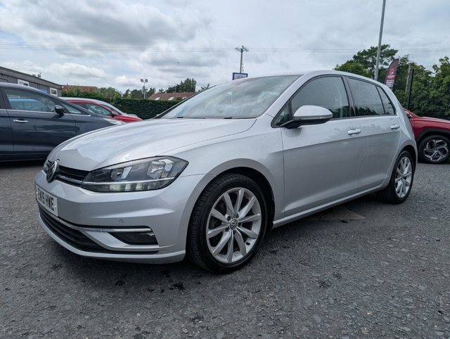 Volkswagen Golf 1.6 Tdi Gt Hatchback Dsg Euro 6 S S EW19HWE Silver #4