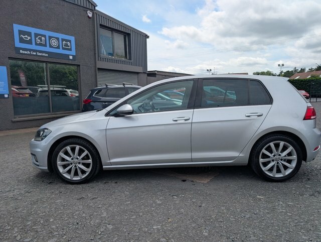 Volkswagen Golf 1.6 Tdi Gt Hatchback Dsg Euro 6 S S EW19HWE Silver #5