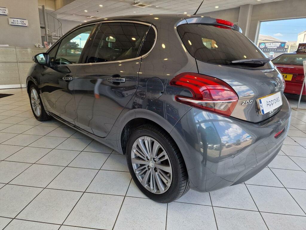 Peugeot 208 Hatchback 1.2 Puretech Allure Euro 6 201565 KY65ATK Grey #4