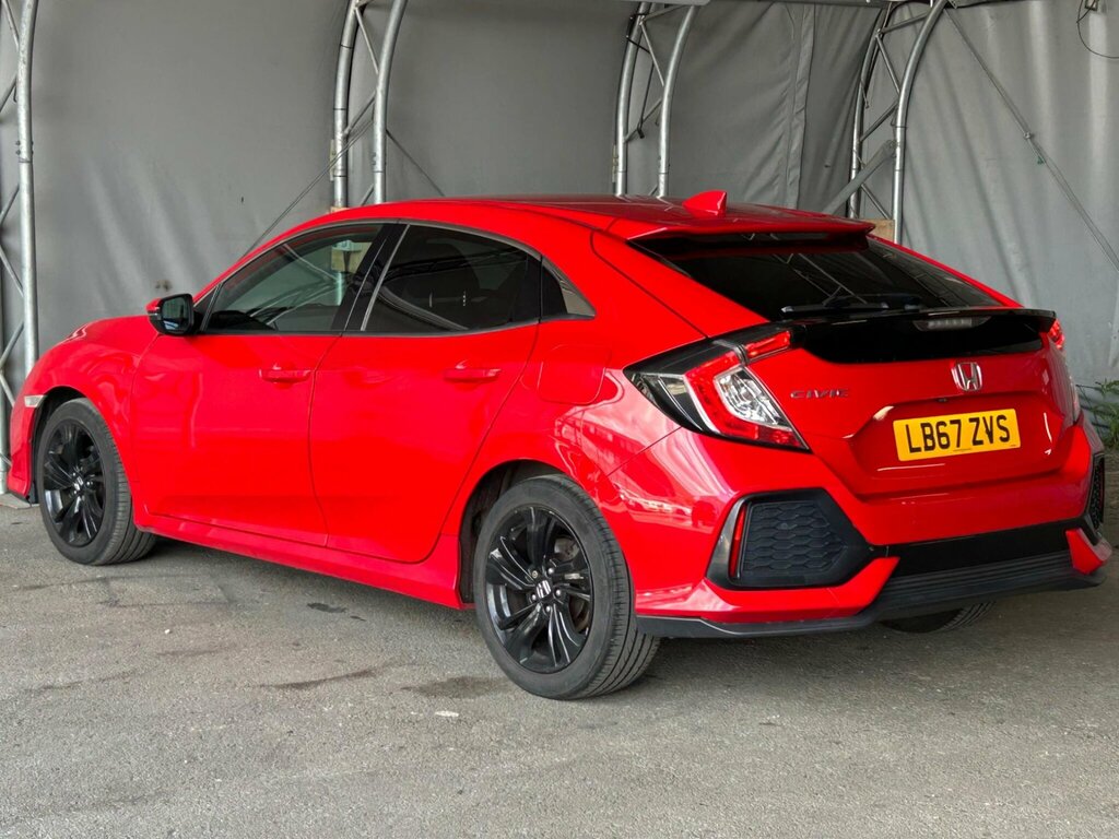 Honda Civic 1.0 Vtec Turbo Sr Euro 6 Ss Red #6