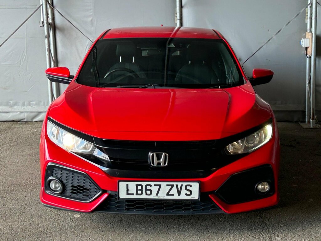 Honda Civic 1.0 Vtec Turbo Sr Euro 6 Ss Red #4