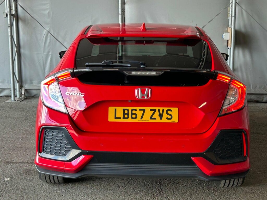 Honda Civic 1.0 Vtec Turbo Sr Euro 6 Ss Red #5