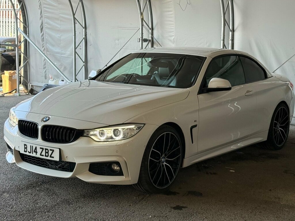 BMW 4 Series 2.0 420D M Sport Coupe Euro 6 S White #55