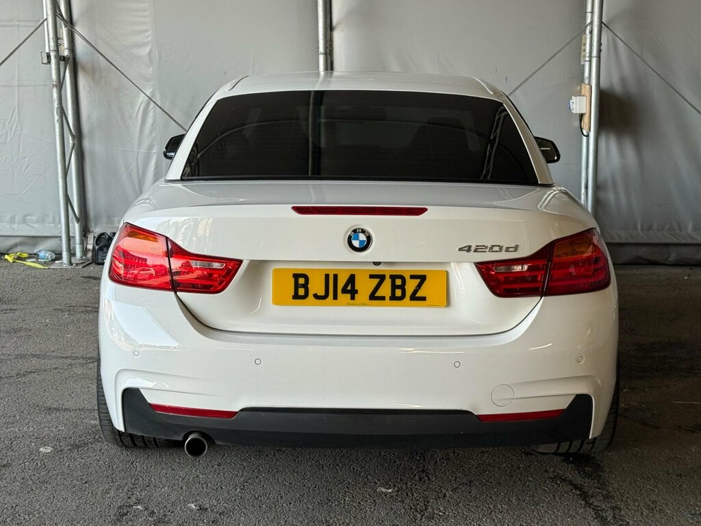 BMW 4 Series 2.0 420D M Sport Coupe Euro 6 S White #57