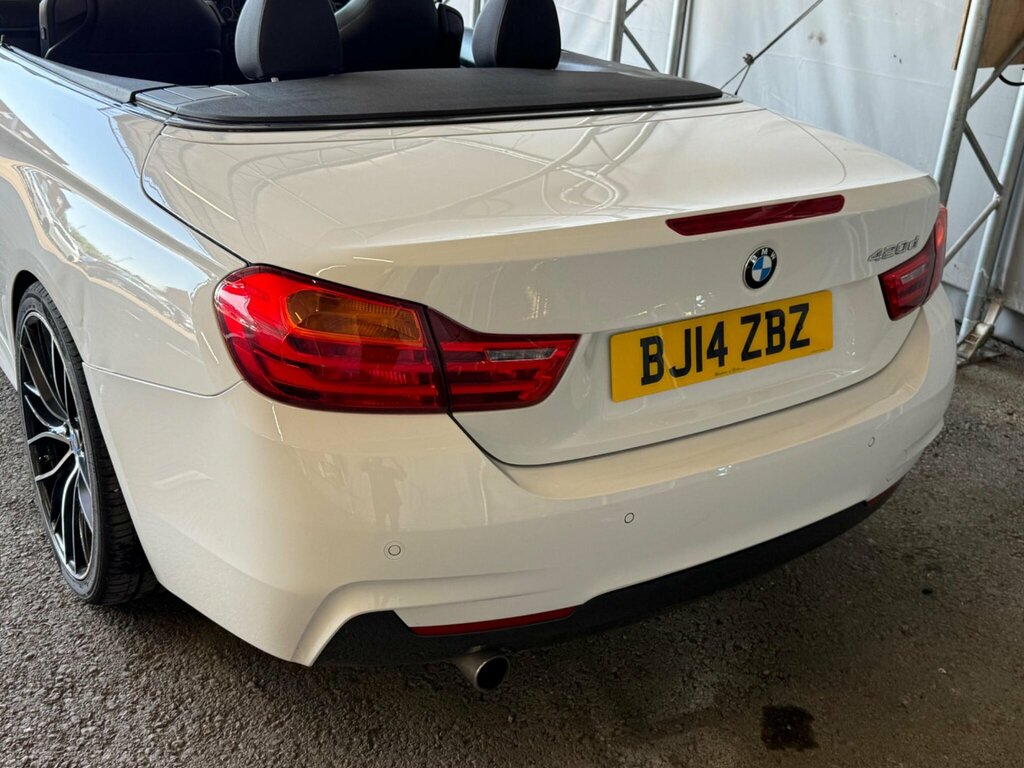 BMW 4 Series 2.0 420D M Sport Coupe Euro 6 S White #25