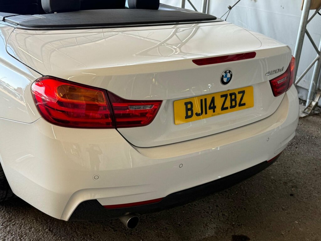 BMW 4 Series 2.0 420D M Sport Coupe Euro 6 S White #26