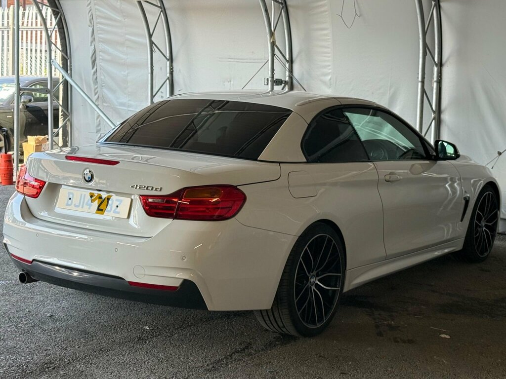 BMW 4 Series 2.0 420D M Sport Coupe Euro 6 S White #59