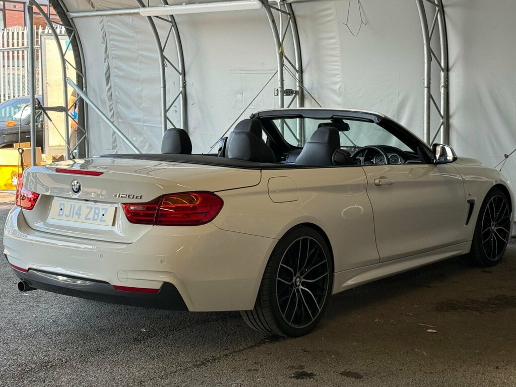 BMW 4 Series 2.0 420D M Sport Coupe Euro 6 S White #7