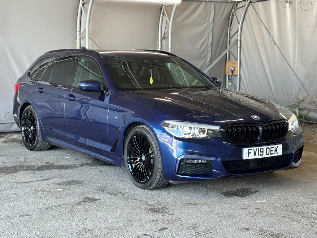 BMW 5 Series 2.0 520D M Sport Touring Xdrive Euro 6 Ss Blue #6
