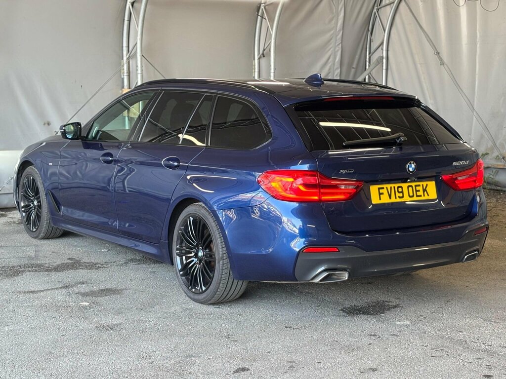 BMW 5 Series 2.0 520D M Sport Touring Xdrive Euro 6 Ss Blue #5