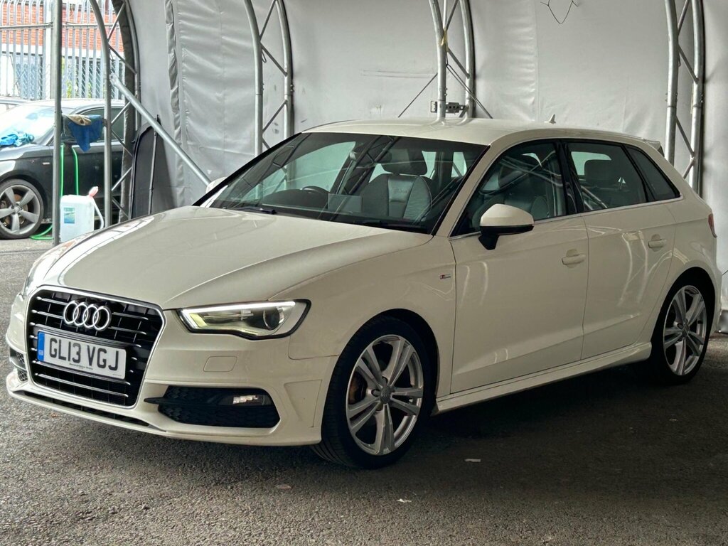 Audi A3 2.0 Tdi S Line Sportback Euro 5 Ss White #3