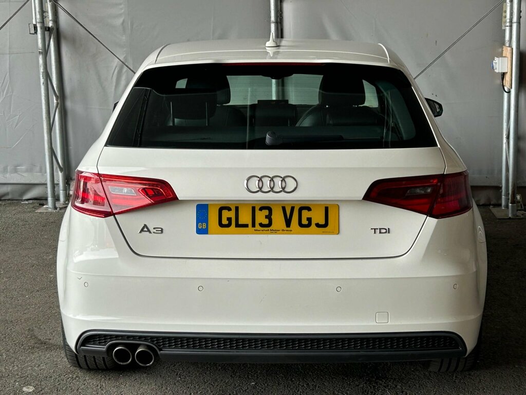 Audi A3 2.0 Tdi S Line Sportback Euro 5 Ss White #5