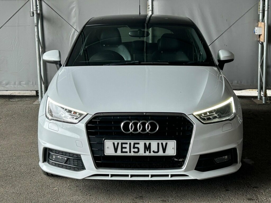 Audi A1 1.6 Tdi S Line Sportback Euro 6 Ss White #4