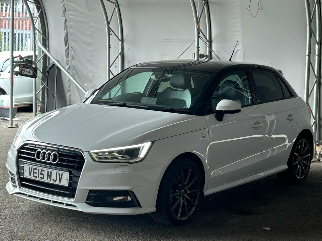 Audi A1 1.6 Tdi S Line Sportback Euro 6 Ss White #3
