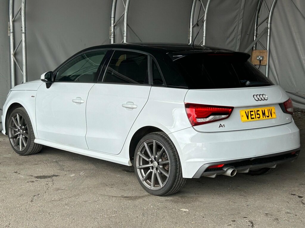 Audi A1 1.6 Tdi S Line Sportback Euro 6 Ss White #6