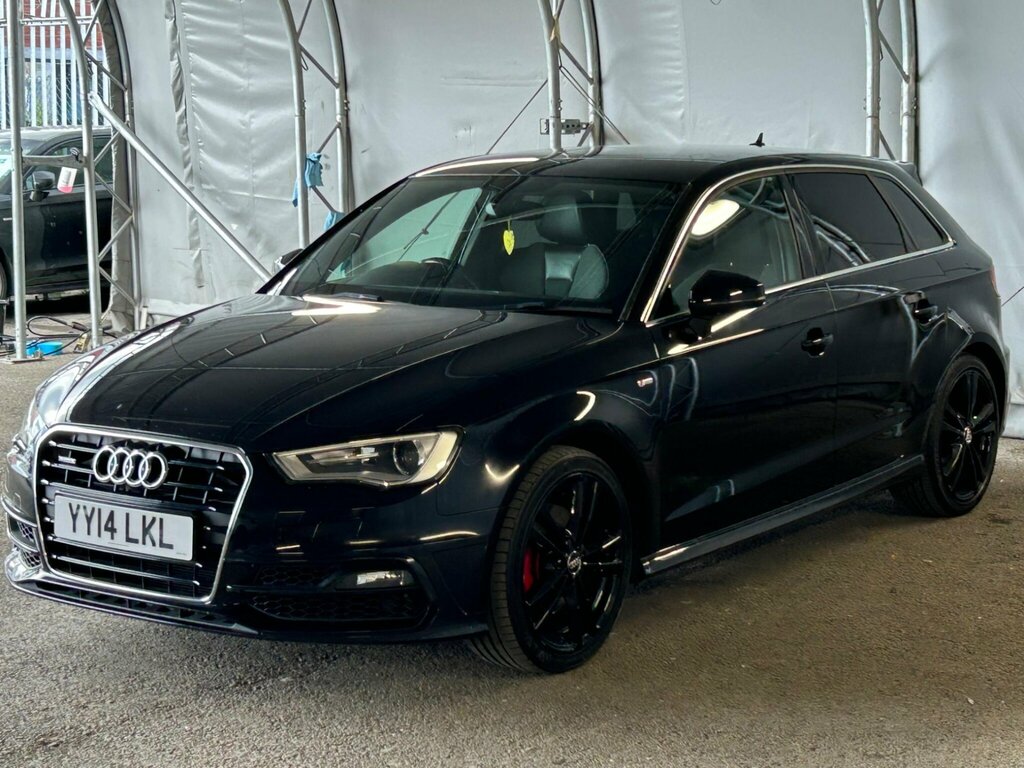 Audi A3 2.0 Tdi S Line Sportback S Tronic Quattro Euro 6 Black #3