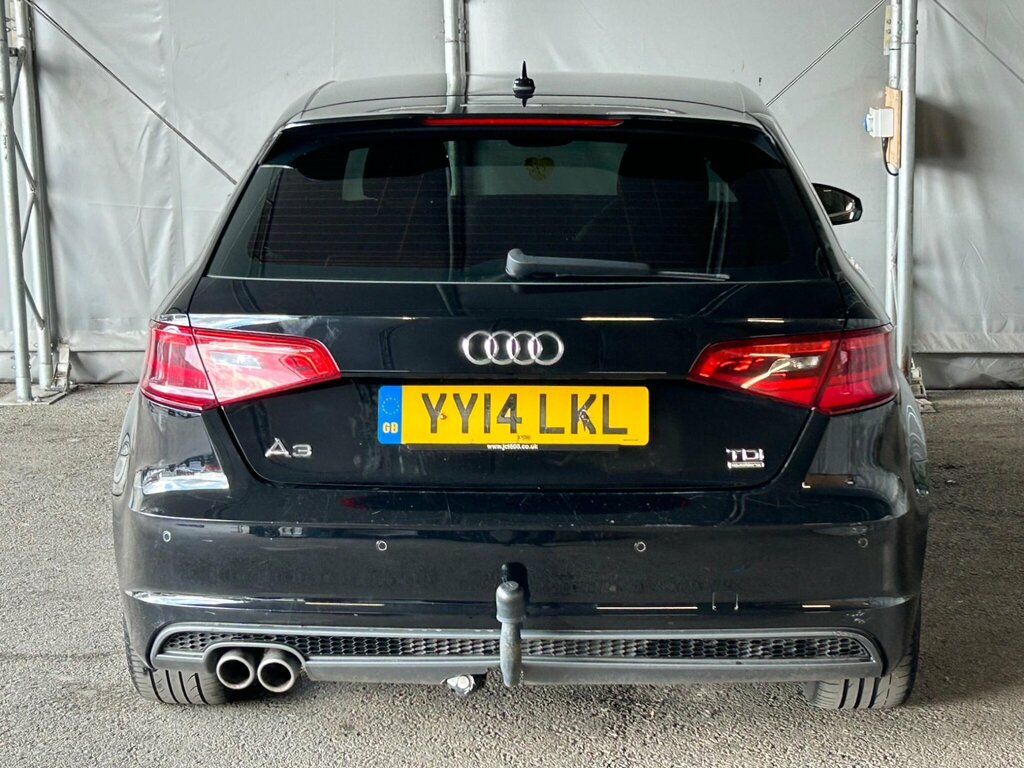 Audi A3 2.0 Tdi S Line Sportback S Tronic Quattro Euro 6 Black #5